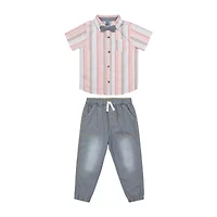 Little Lad Toddler Boys 2-pc. Pant Set