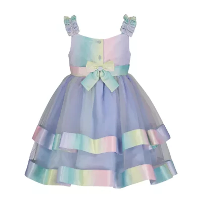 Blueberi Boulevard Toddler Girls Sleeveless Flower Girl A-Line Dress