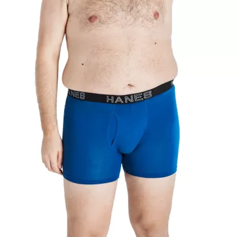 Hanes Ultimate Comfort Flex Fit Total Support Pouch Mens Big 3 Pack Support Pouch Boxer Briefs Ufsbg3