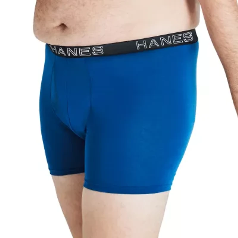 Hanes Ultimate Comfort Flex Fit Total Support Pouch Mens Big 3 Pack Support Pouch Boxer Briefs Ufsbg3
