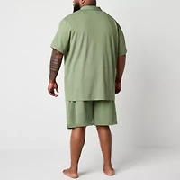 Stafford Mens Short Sleeve 2-pc. Tall Pajama Sets