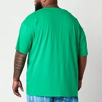 St. John's Bay Mens Crew Neck Short Sleeve Pajama Top