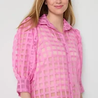 52seven Womens Long Sleeve Blouse