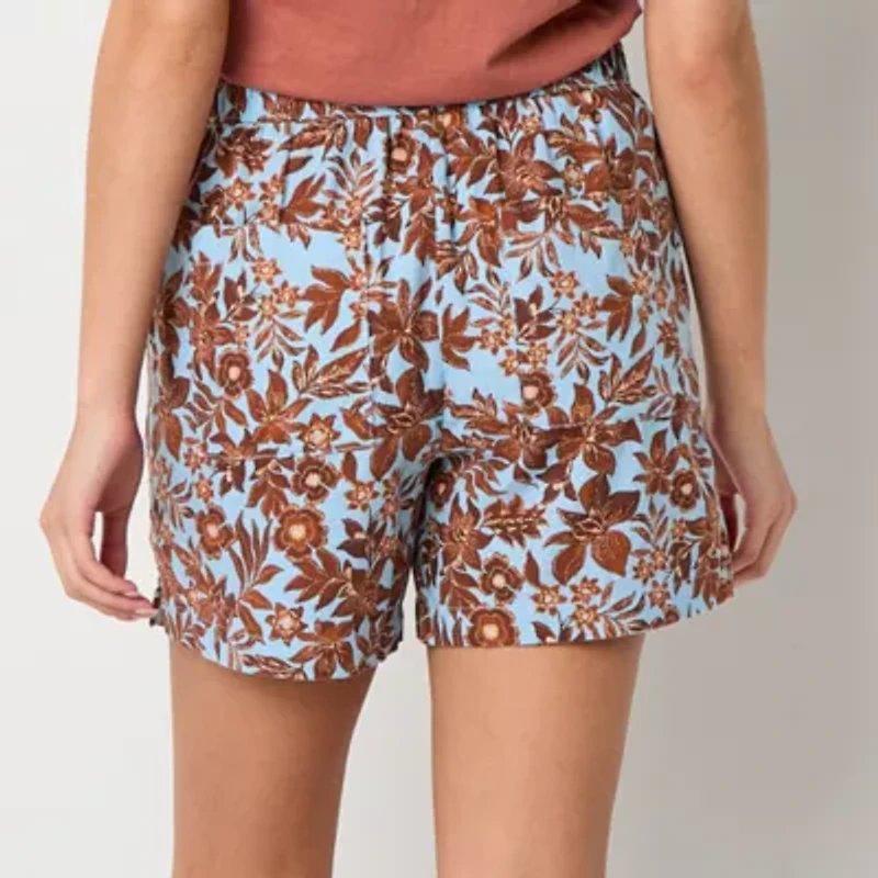a.n.a Womens High Rise 5" Pull-On Short