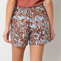 a.n.a Womens High Rise 5" Pull-On Short