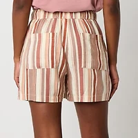 a.n.a Womens High Rise 5" Pull-On Short