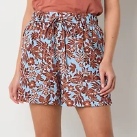 a.n.a Womens High Rise 5" Pull-On Short