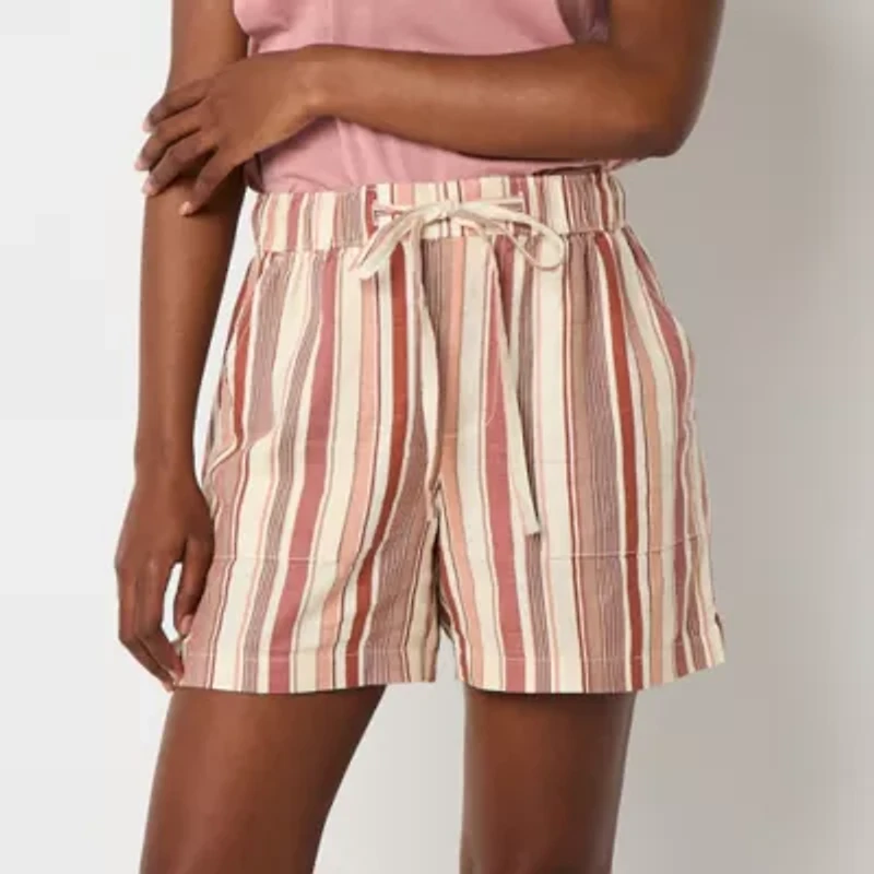 a.n.a Womens High Rise 5" Pull-On Short