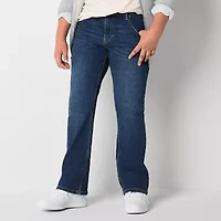 Thereabouts Little & Big Boys Adjustable Waist Stretch Fabric Regular Fit Bootcut Jean