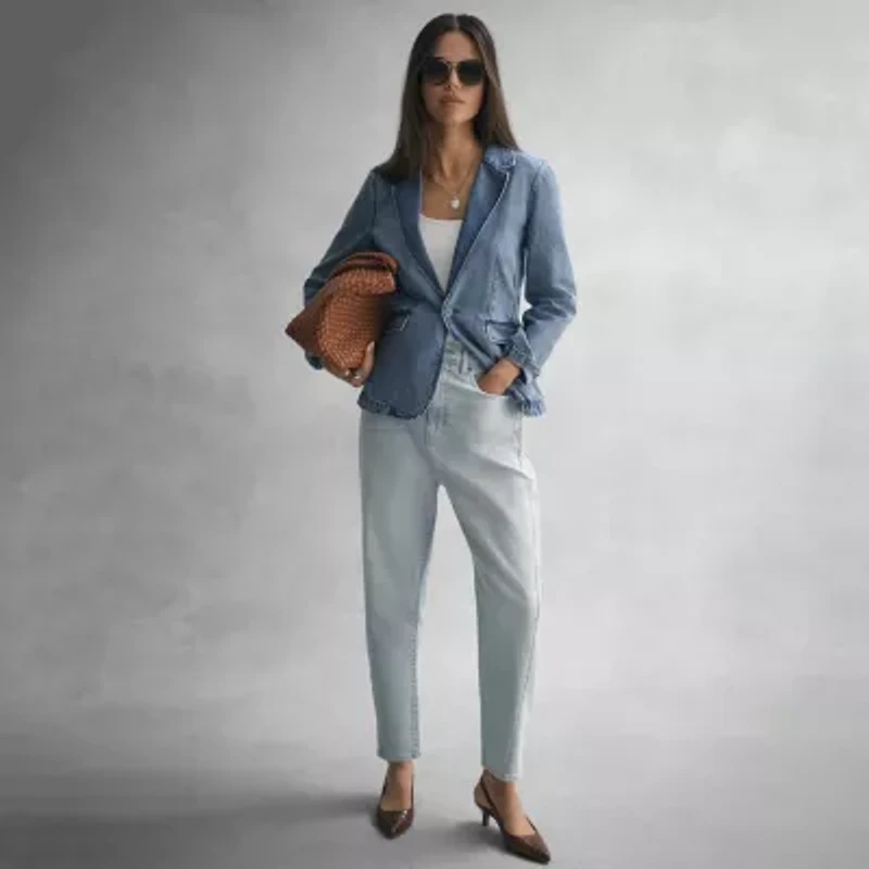 a.n.a Soft Drape Womens Regular Fit Blazer