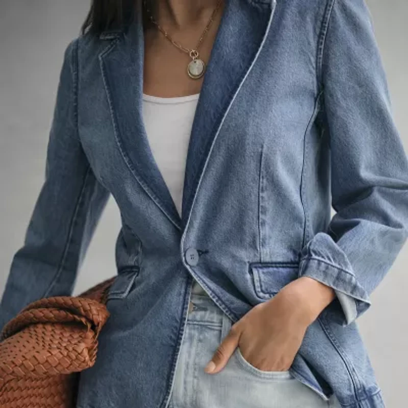 a.n.a Soft Drape Womens Regular Fit Blazer