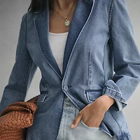 a.n.a Soft Drape Womens Regular Fit Blazer