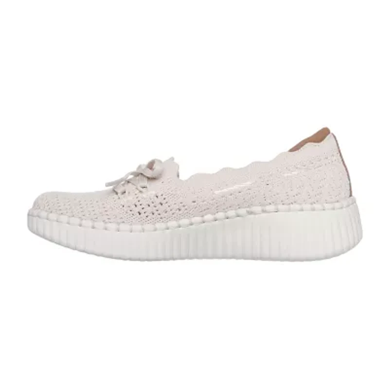 Skechers Wilshire Blvd Knit Sail Womens Almond Slip-On Shoe