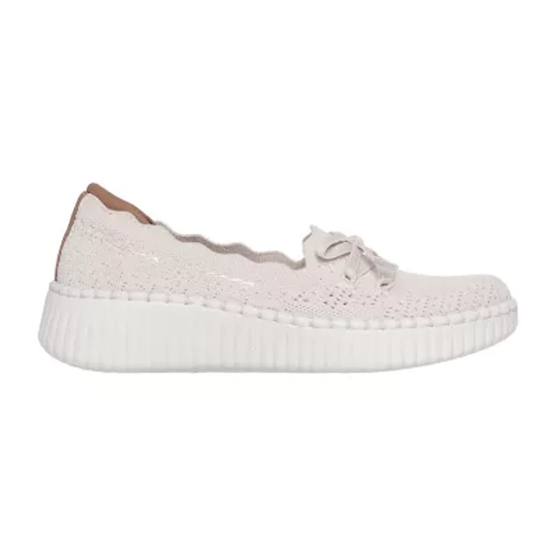 Skechers Wilshire Blvd Knit Sail Womens Almond Slip-On Shoe