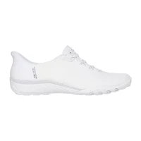 Skechers Hands Free Slip-Ins Breathe-Easy Knitty Waves Womens Almond Closed Toe Slip-On Shoe