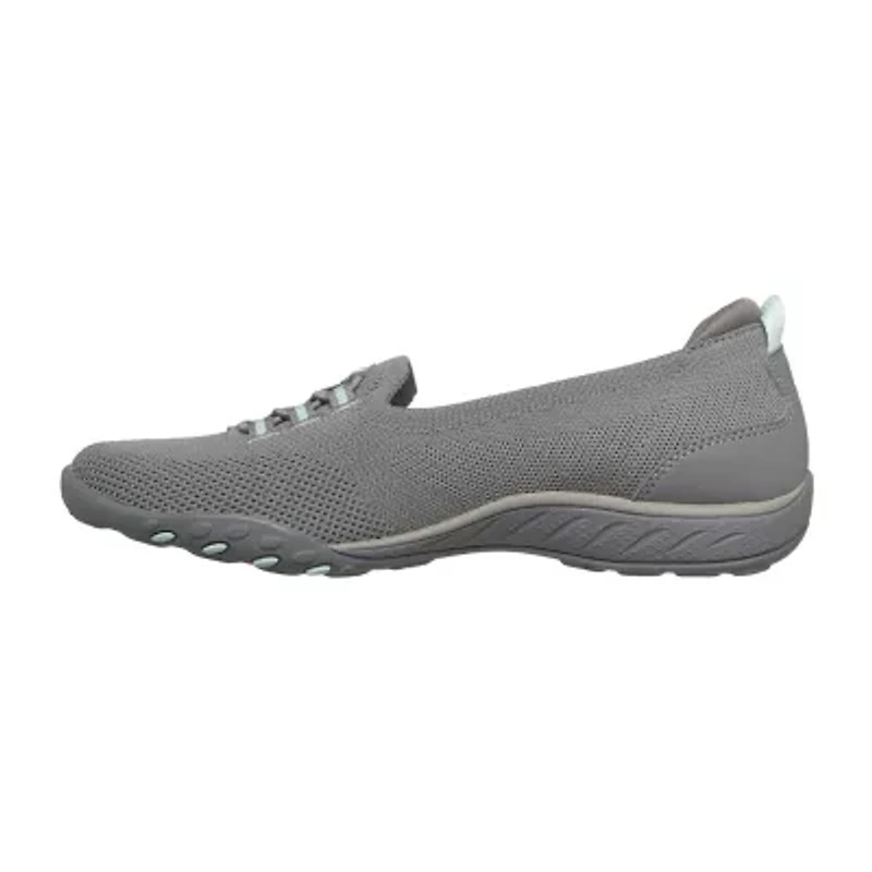 Skechers Breathe-Easy Feeling Sweet Womens Almond Closed Toe Slip-On Shoe