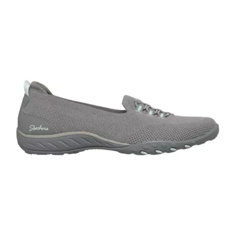Skechers Breathe-Easy Feeling Sweet Womens Almond Closed Toe Slip-On Shoe