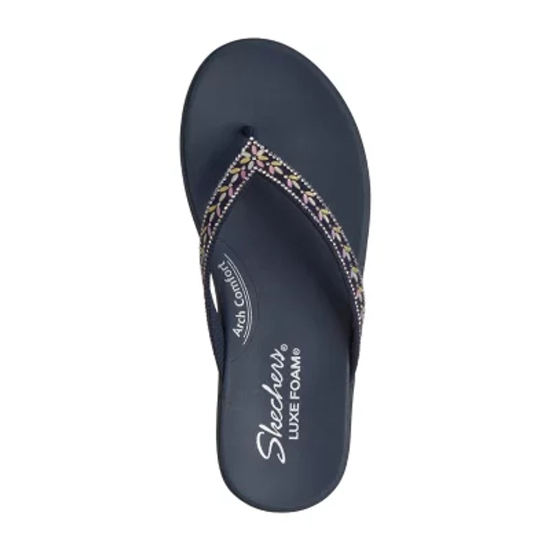 Skechers Womens Meditation Lux Flip-Flops
