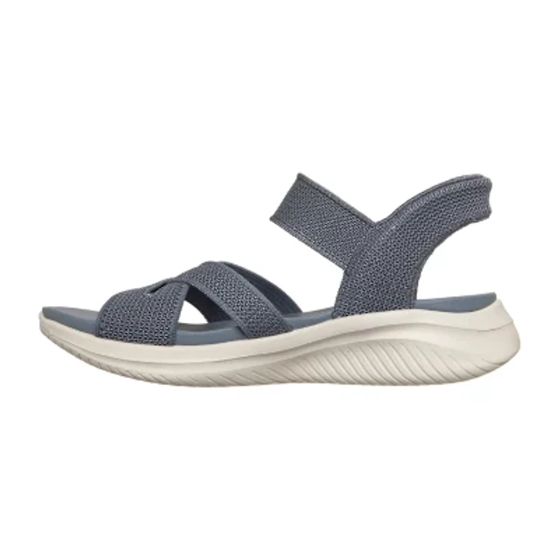 Skechers Womens Ultra Flex 3.0 Strap Sandals
