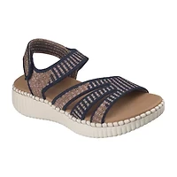 Skechers Womens Wilshire Blvd Strap Sandals