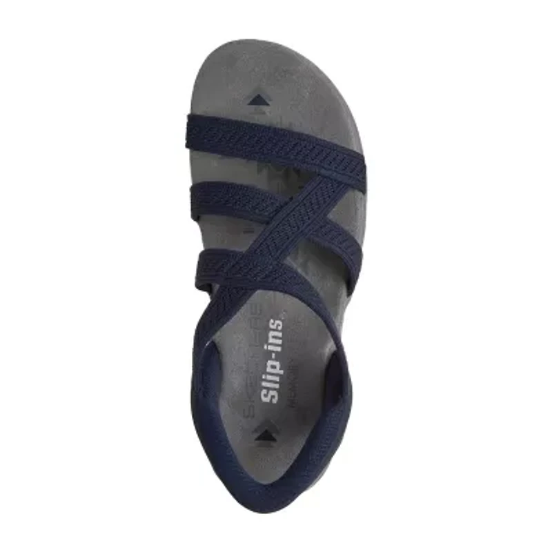 Skechers Womens Reggae Slim Strap Sandals