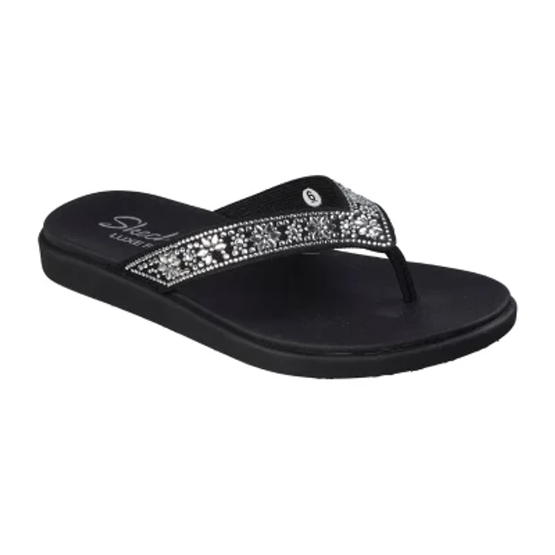 Skechers Womens Meditation Lux Flip-Flops