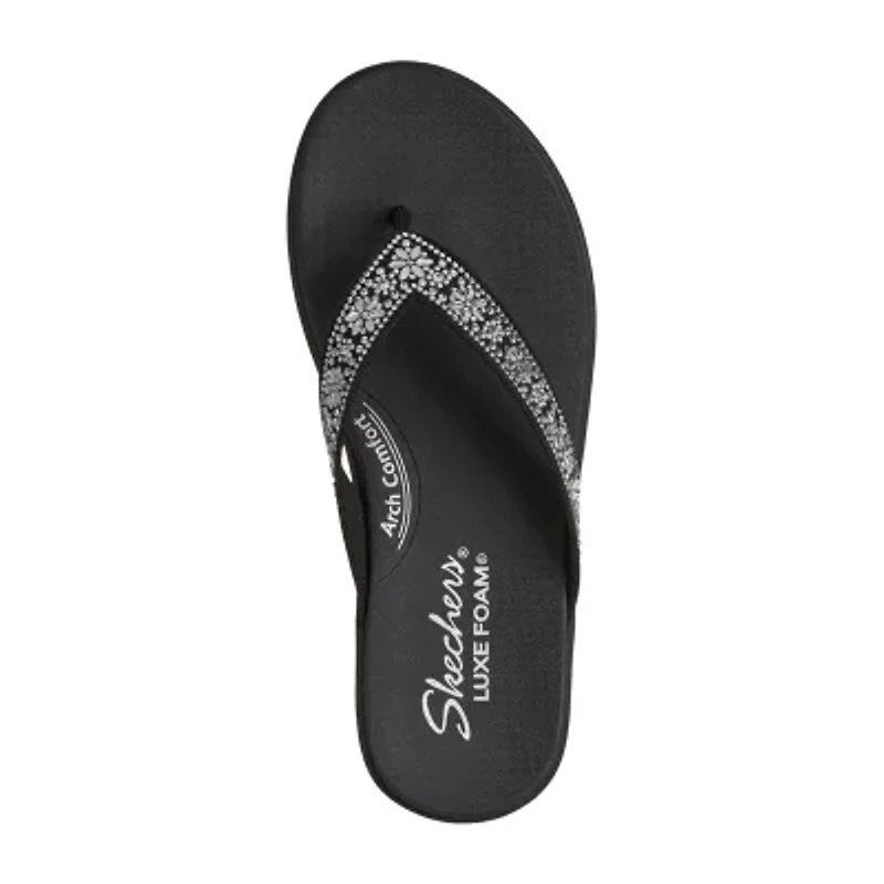 Skechers Womens Meditation Lux Flip-Flops