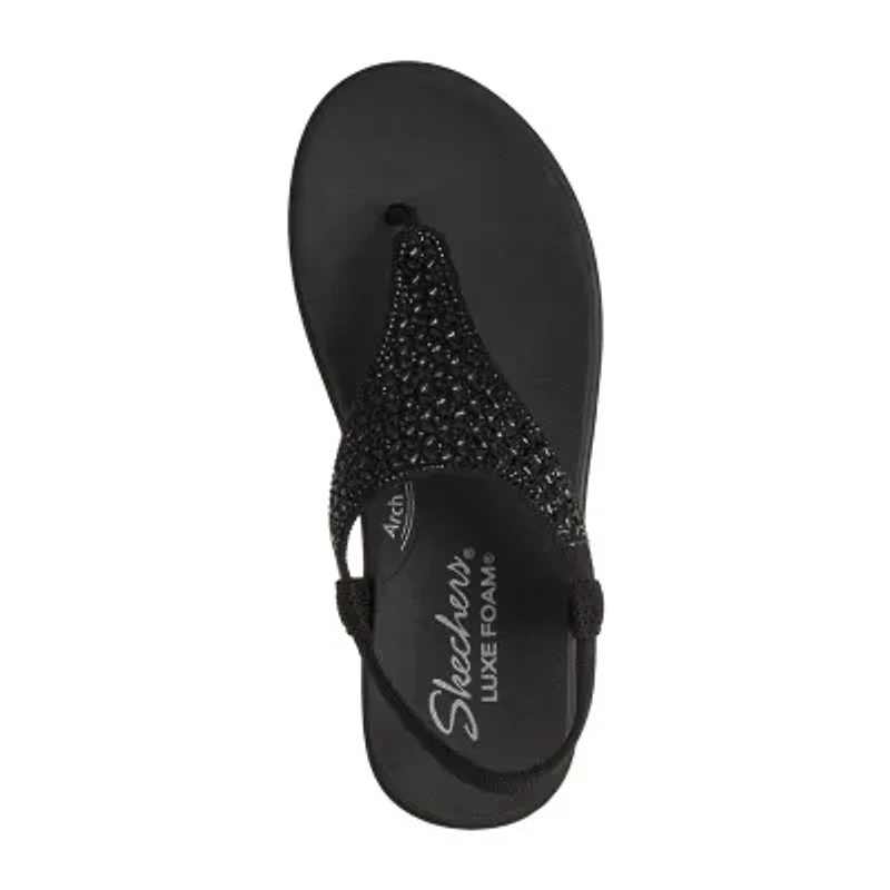 Skechers Womens Meditation Lux Flip-Flops