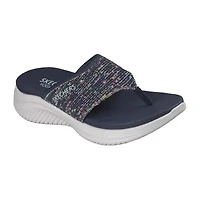 Skechers Womens Ultra Flex 3.0 Flip-Flops