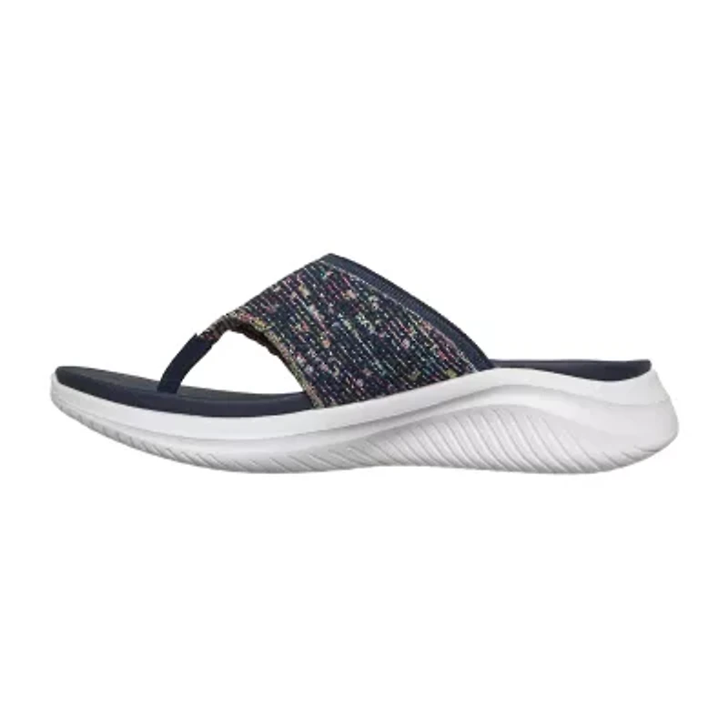 Skechers Womens Ultra Flex 3.0 Flip-Flops