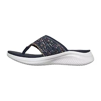 Skechers Womens Ultra Flex 3.0 Flip-Flops