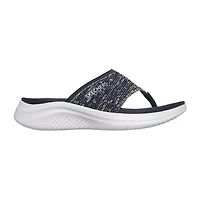 Skechers Womens Ultra Flex 3.0 Flip-Flops