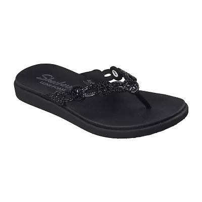 Skechers Womens Meditation Lux Flip-Flops