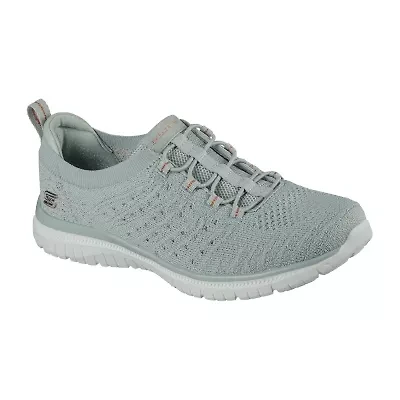 Skechers Glide-Step Glistened Womens Slip-On Walking Shoes