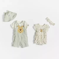 Disney Baby Boys Round Neck Short Sleeve Romper Set