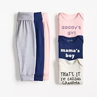 Okie Dokie Baby Boys Crew Neck Short Sleeve Rib Bodysuit