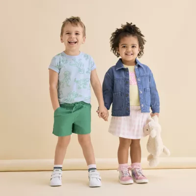 Okie Dokie Toddler & Little Girls Denim Lightweight Jacket