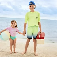 Okie Dokie Toddler & Little Girls 2-pc. Rash Guard Set