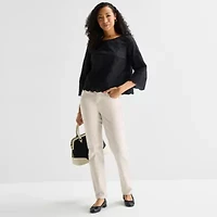 Liz Claiborne Womens Long Sleeve Blouse