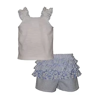 Bonnie Jean Toddler Girls 2-pc. Short Set