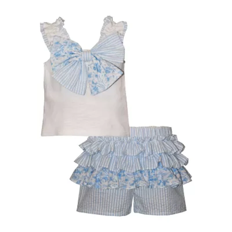 Bonnie Jean Toddler Girls 2-pc. Short Set