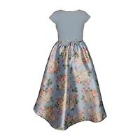 Bonnie Jean Big Kid Girls Short Sleeve Cap Fit + Flare Dress