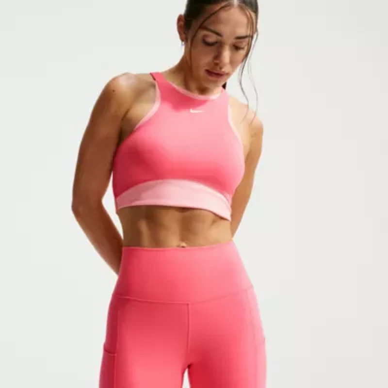 Nike Womens 8" High Rise Stretch Fabric Moisture Wicking Bike Short