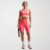 Nike Womens 8" High Rise Stretch Fabric Moisture Wicking Bike Short