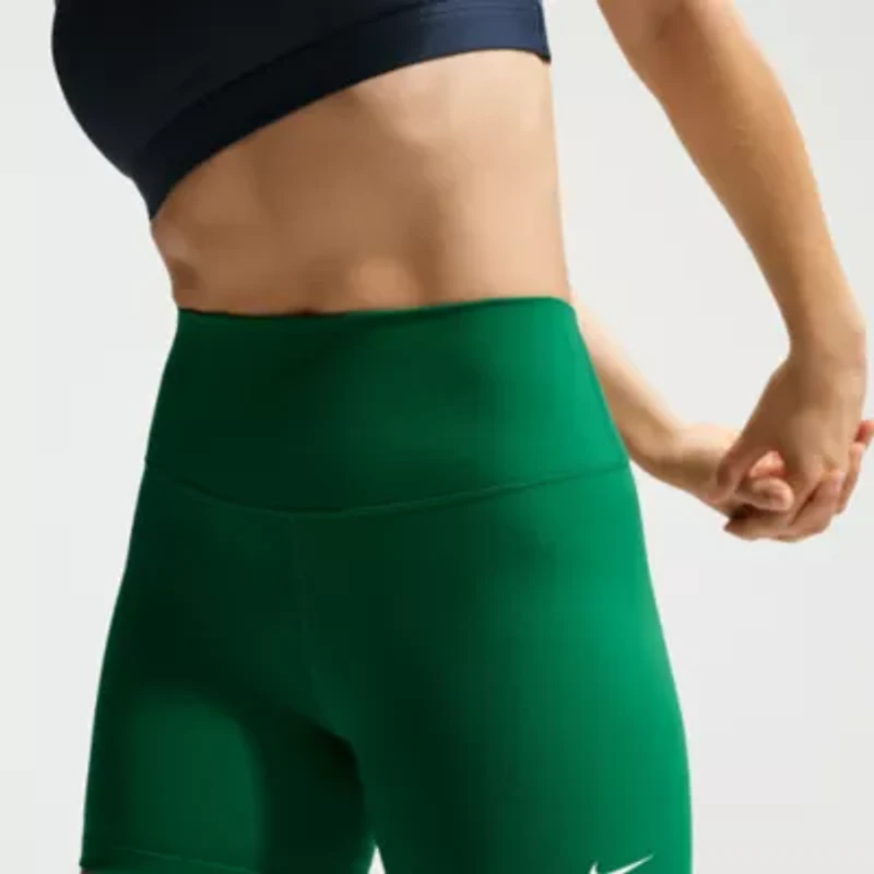 Nike Womens 5" High Rise Stretch Fabric Moisture Wicking Bike Short