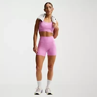 Nike Womens 5" High Rise Stretch Fabric Moisture Wicking Bike Short