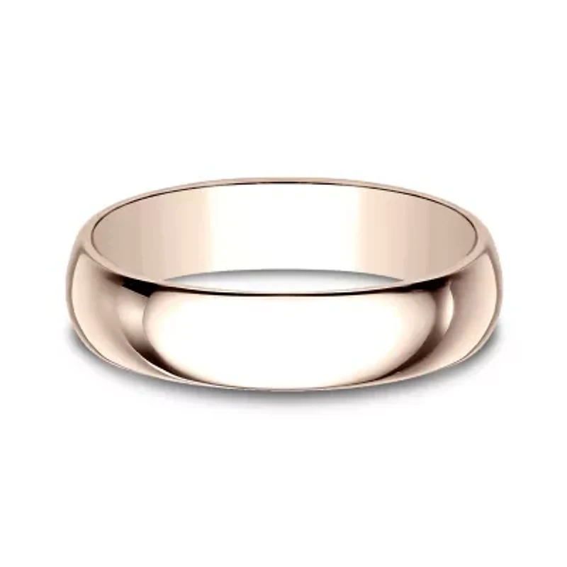 Mens 5MM 10K Gold Wedding Band