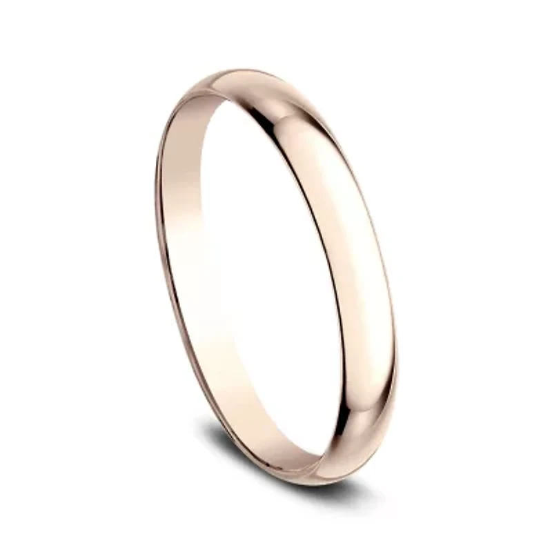 Womens 2MM 10K White Gold Wedding Band