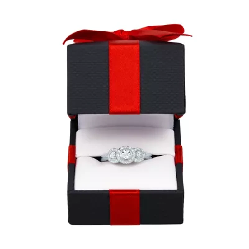 LIMITED TIME SPECIAL! 1/10 CT. T.W.  Diamond Ring in Sterling Silver