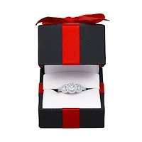 LIMITED TIME SPECIAL! 1/10 CT. T.W.  Diamond Ring in Sterling Silver